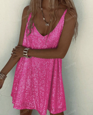 Vestido Shine Pink