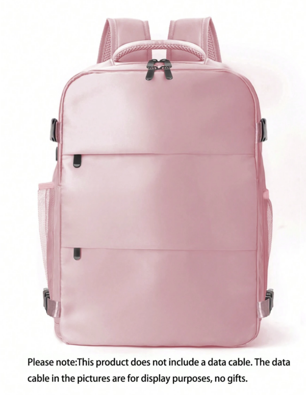 Mochila de viaje mutifuncional rosa